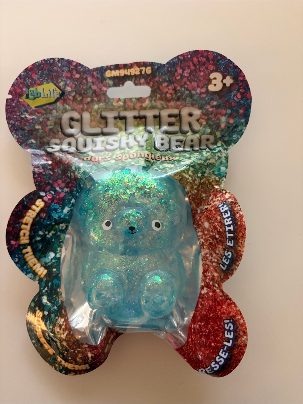 Trendy Brand New Blue Glitter Bear Sugar Squishy🔥